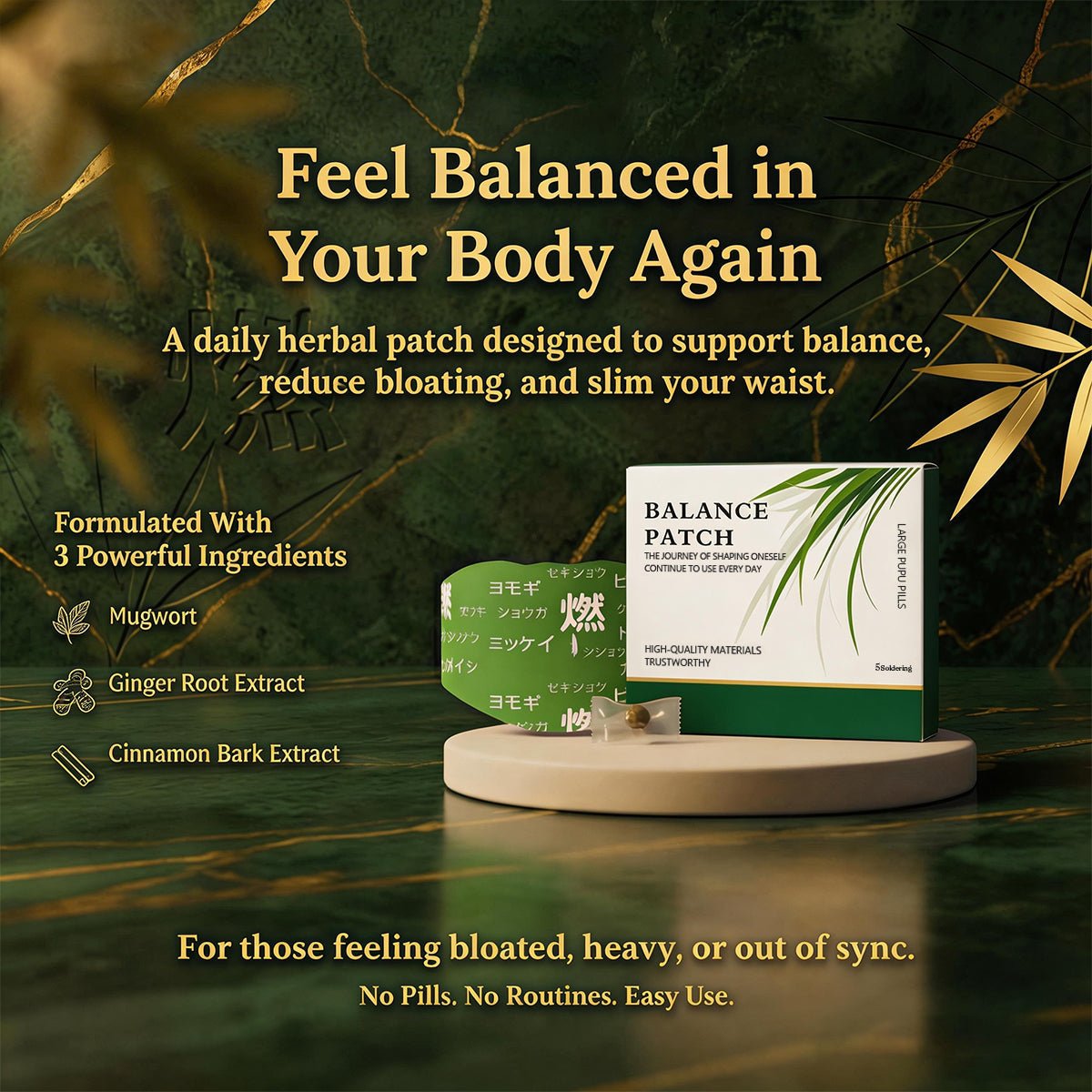 Japanese Herbal Balance Patch